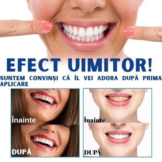 Stilou cu gel mentolat, albire rapidă și sigură a dinților