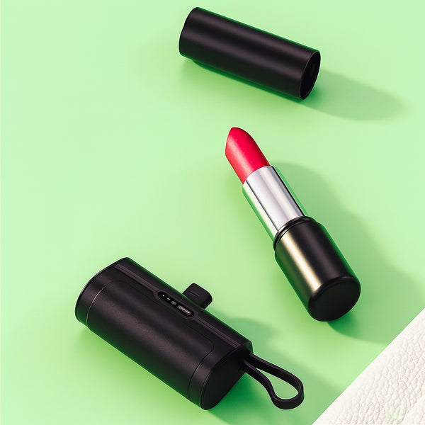 Baterie externă portabilă cu afișaj LED și încărcare rapidă duală pentru încărcarea telefonului.